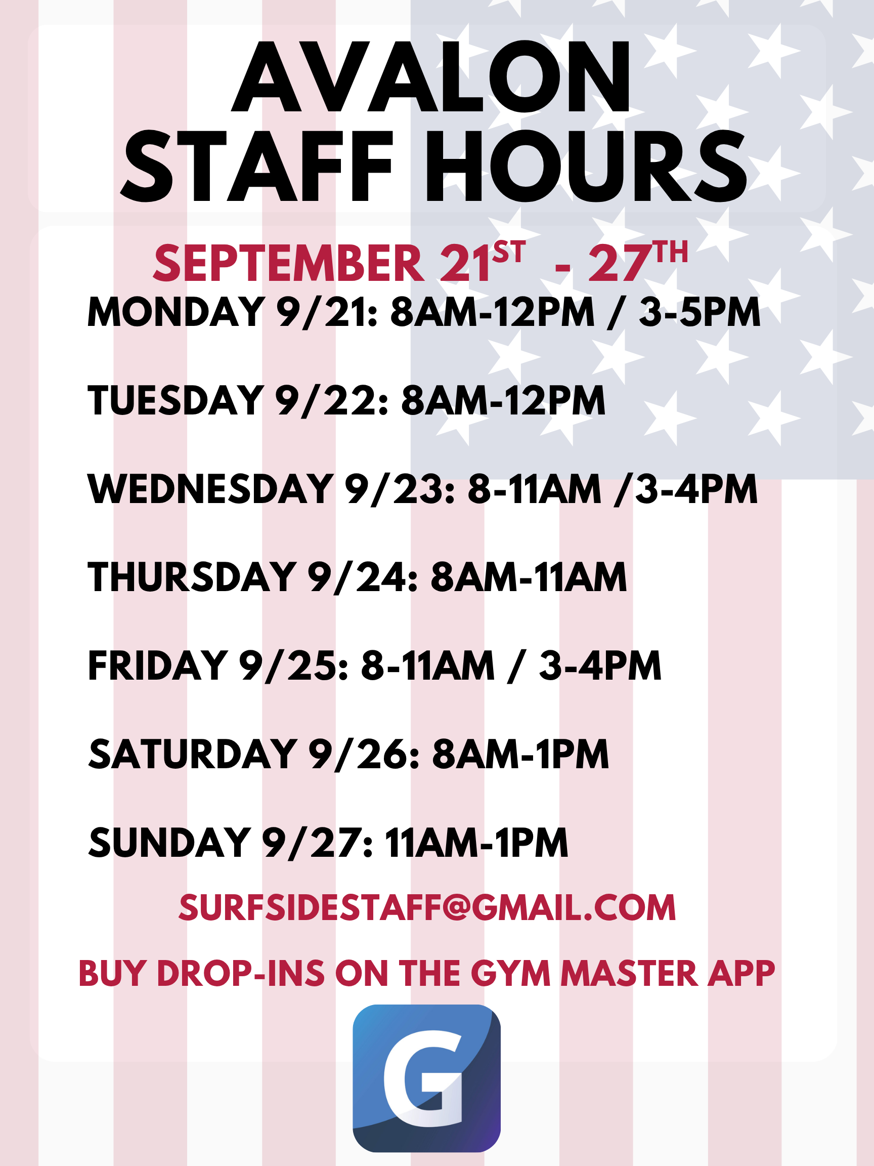 Staff Hours 921-27
